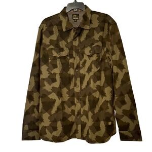 Todd Snyder x L.L.Bean Chamois Button Down Flannel Shirt in Maine Camo - Large